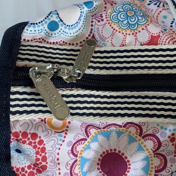 LeSportSac Floral Medium (15x12.5x8) Weekender Travel Duffel Bag - Picture 5 of 16